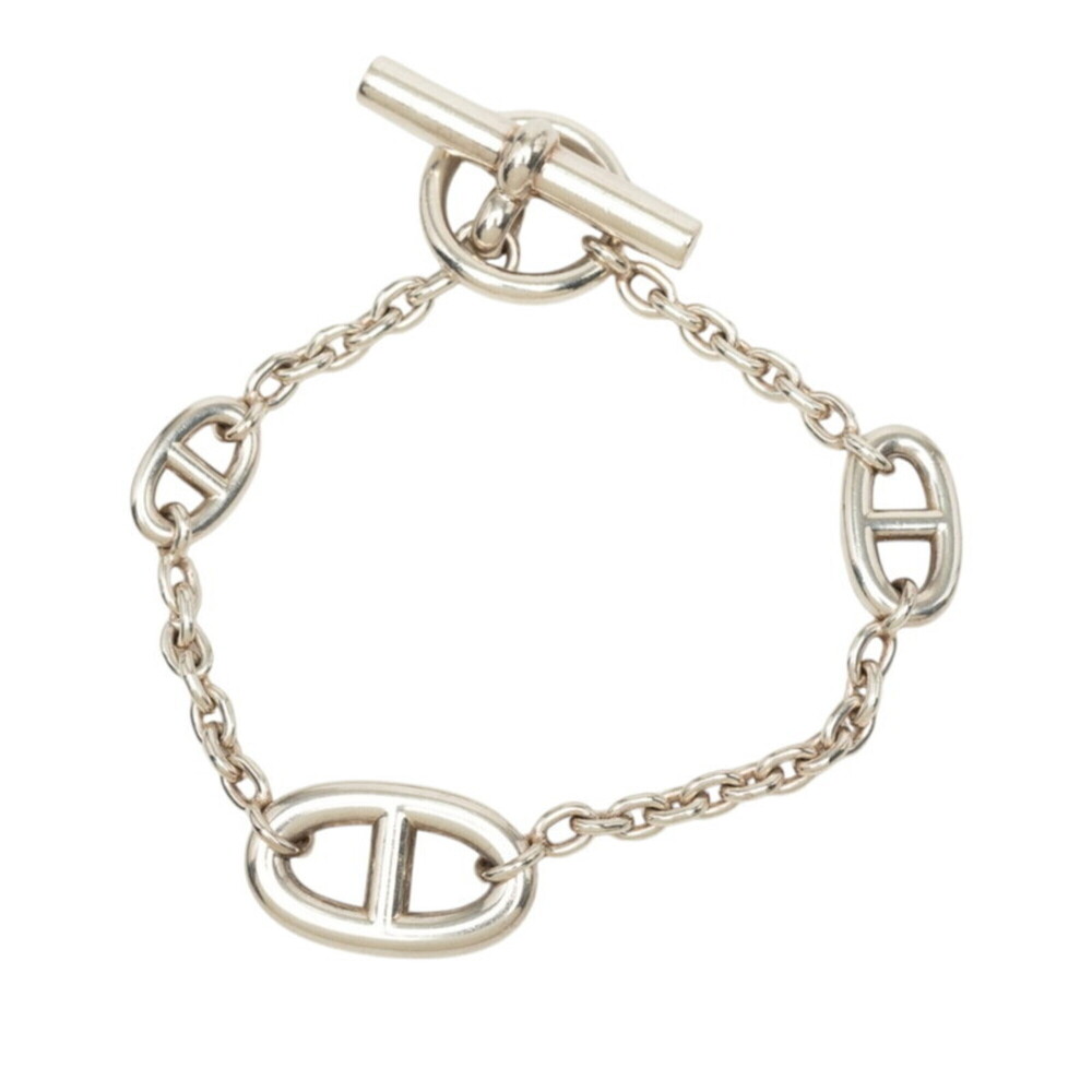 HERMES Silver Charm Bracelet
